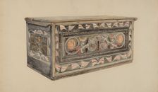 Painted Guilford Chest, 1935/1942. Creator: Edward F. Engel