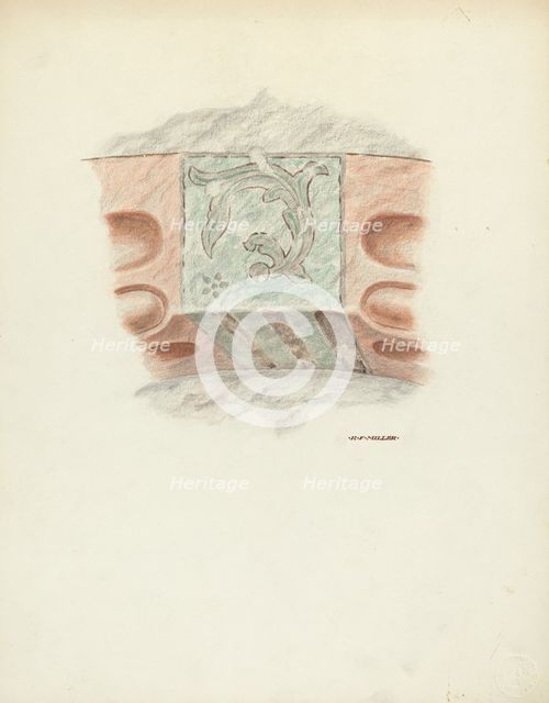 Painted Keystone, 1939. Creator: Randolph F Miller.