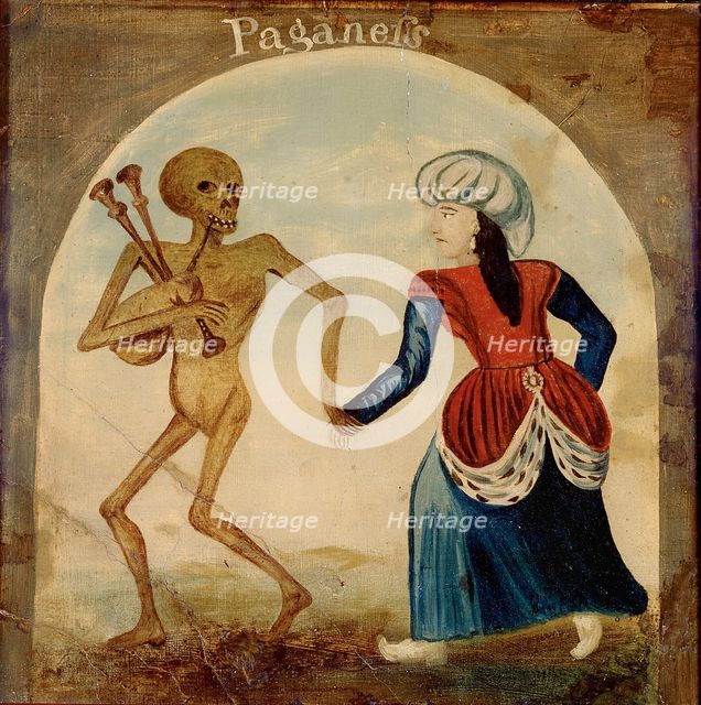 Painted panel, 18th century. Artist: Anon.