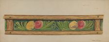 Painted Panel, c. 1938. Creator: Frank Gray