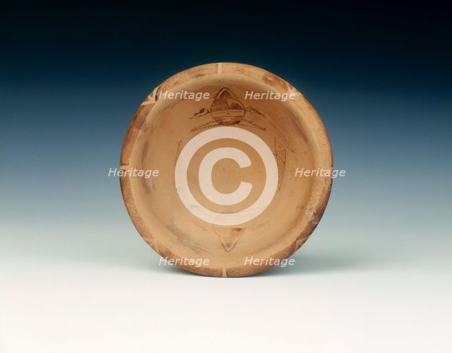 Painted pottery bowl, Neolithic period, China, 6th-3rd millenium BC. Creator: Unknown.