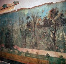 Painted room from Livia's villa, c.1st century BC