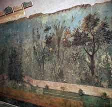 Painted room from Livia's villa, c.1st century BC