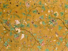 Painted Silk for the European Market, about 1770. Creator: Unknown