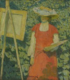 Painter, 1908-1910. Creator: Konstantín Kövári-Kacmarik