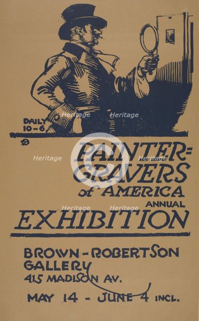 Painter-gravers of America annual exhibition, c1887 - 1922. Creator: Unknown.