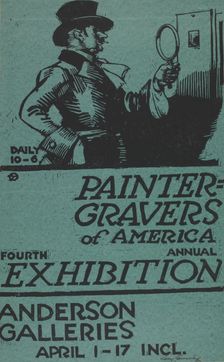 Painter-gravers of America annual exhibition, c1887 - 1922. Creator: Unknown