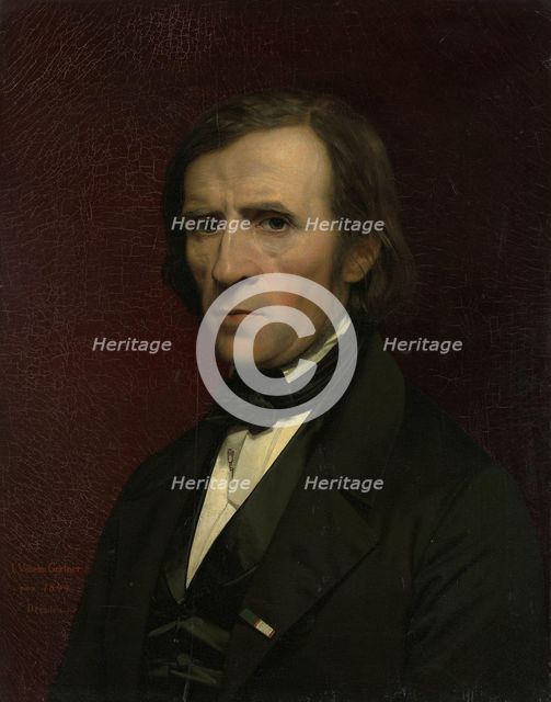 Painter J.C. Dahl, 1844. Creator: Johan Vilhelm Gertner.
