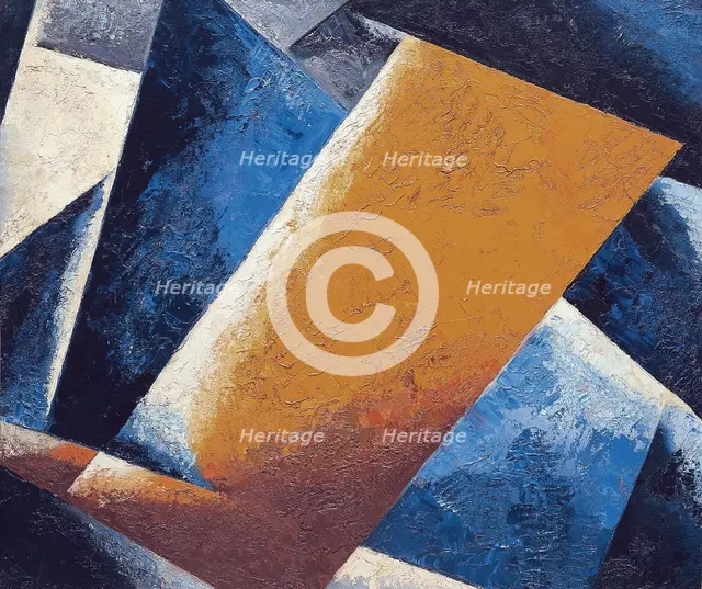 Painterly Architectonic, 1918. Artist: Popova, Lyubov Sergeyevna (1889-1924)