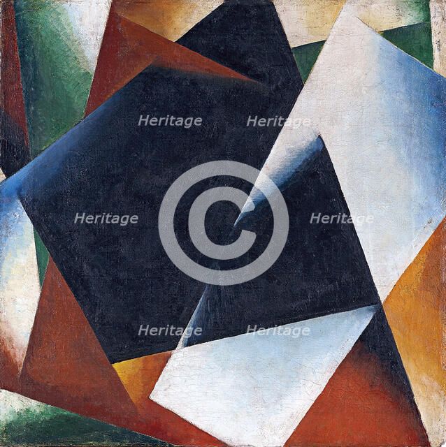 Painterly Architectonic, 1918. Artist: Popova, Lyubov Sergeyevna (1889-1924)