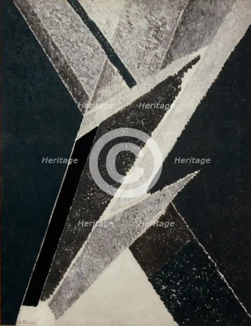 Painterly Composition, 1921. Artist: Drevin, Alexander Davidovich (1889-1938)