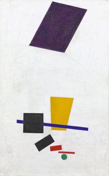 Painterly Realism of a Football Player - Color Masses in the 4th Dimension, 1915