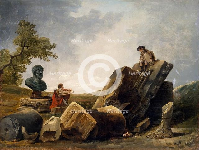 Painters, 1790. Creator: Hubert Robert.