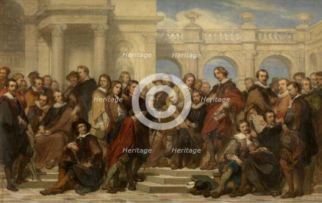 Painters and Etchers, c1860s. Creator: Nicaise de Keyser.