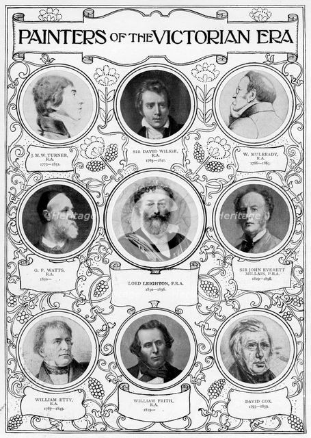 'Painters of the Victorian Era', late 19th century. Artist: Unknown