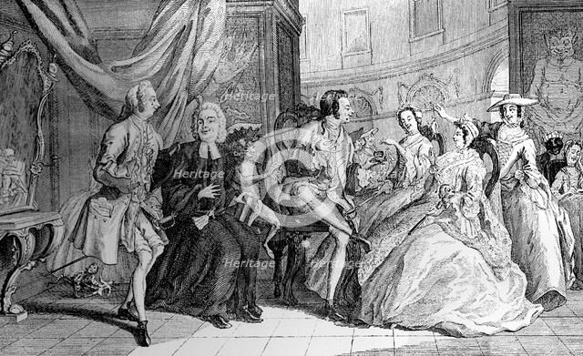 'Paintin a la Mode', 1748. Artist: Unknown