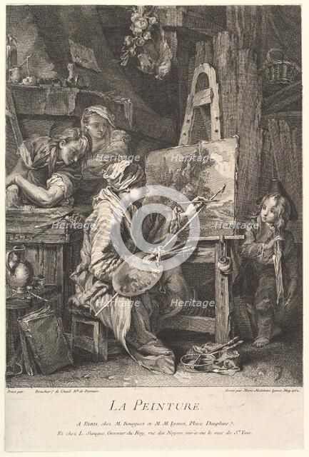Painting, 1752. Creator: Marie Madeleine Igonet.