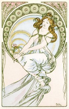 Painting 1900. Artist: Alphonse Mucha