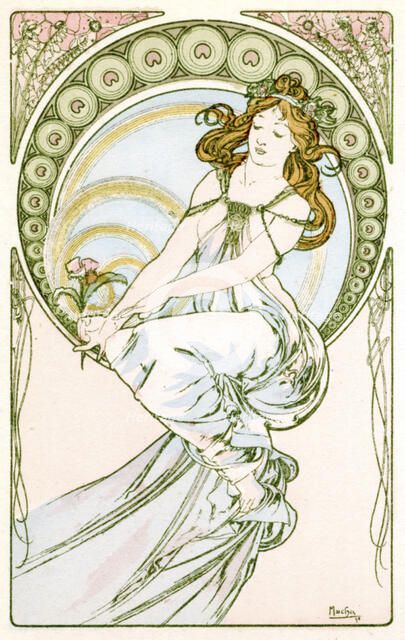 'Painting', 1900. Artist: Alphonse Mucha