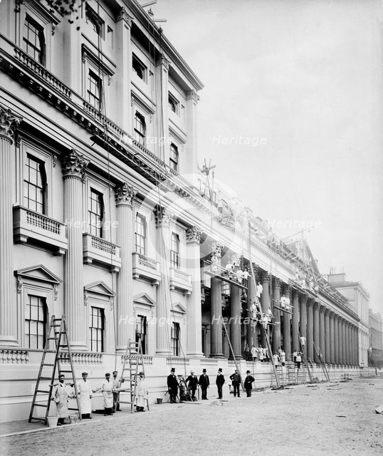 Painting Carlton House Terrace, Westminster, London, 1898. Artist: Bedford Lemere and Company
