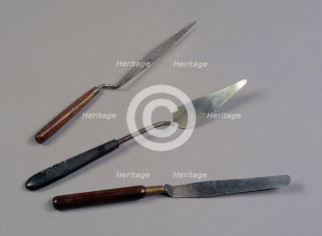 Painting knives, before 1932. Creator: Unknown.