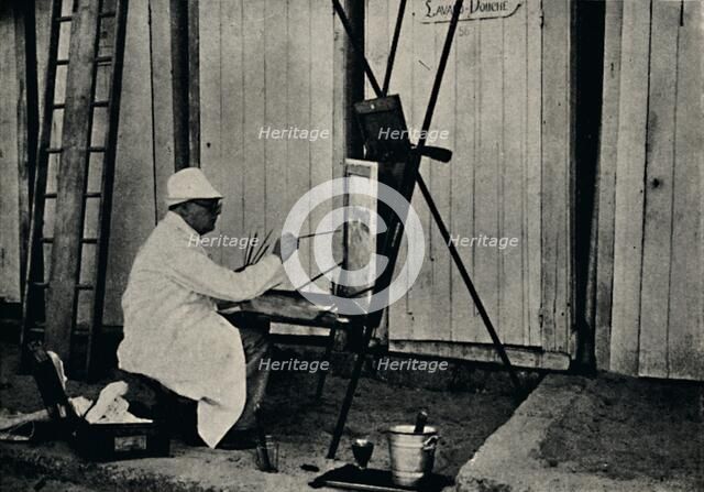 'Painting in France', c1930s, (1945). Creator: Unknown.