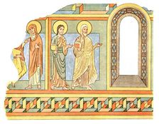 Painting in the nave of Tybjerg Church, Praesto County, Denmark, (1928). Creator: Unknown