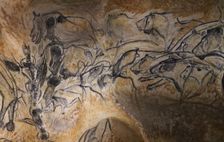Painting in the Chauvet cave, 32,000-30,000 BC