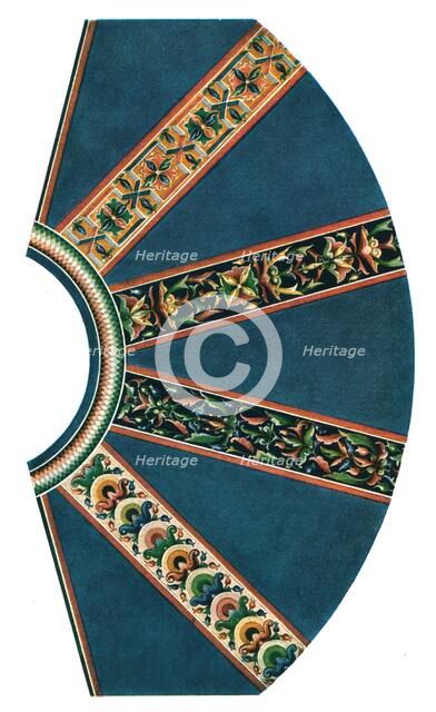 Painting on cupola, Chora Church, Constantinople [Istanbul, Turkey], (1928). Creator: Unknown.