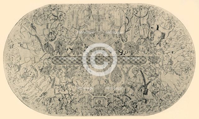 'Painting on the Ceiling of the Hall of Justice, No. 1', 1907.  Creator: Unknown.