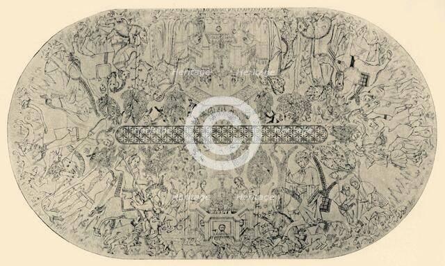 'Painting on the Ceiling of the Hall of Justice, No. 1', 1907.  Creator: Unknown.