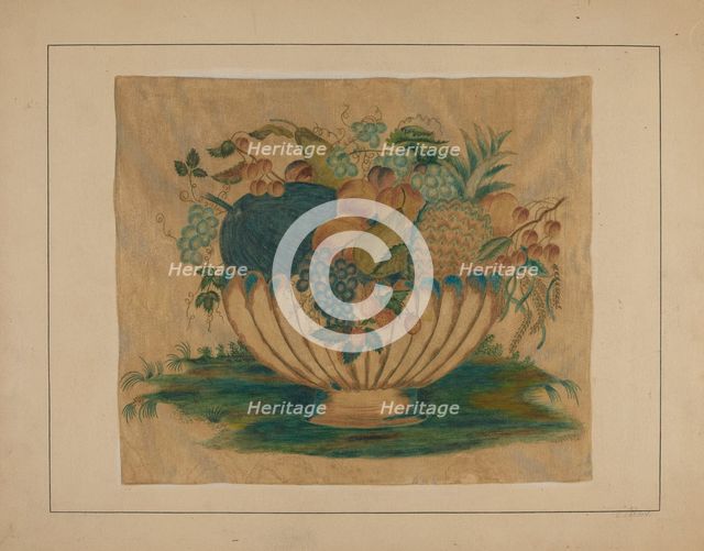 Painting on Velvet, c. 1936. Creator: Carol Larson.