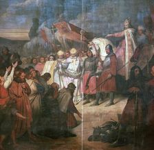 Painting of Charlemagne, 8th century