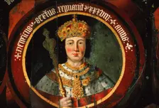 Painting of King Henry VI of England (1422-1461) at Chichester Cathedral, England, 20th century. Artist: CM Dixon
