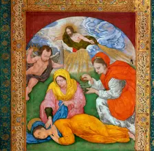 Painting of the martyrdom of St Cecilia, 3rd century. Creator: Unknown
