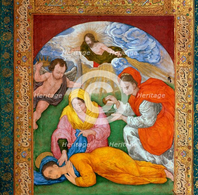 Painting of the martyrdom of St Cecilia, 3rd century. Creator: Unknown.