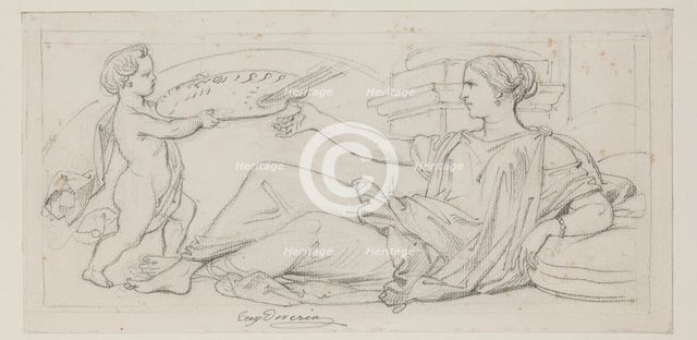 Painting, mid-19th century. Creator: Eugene Deveria.
