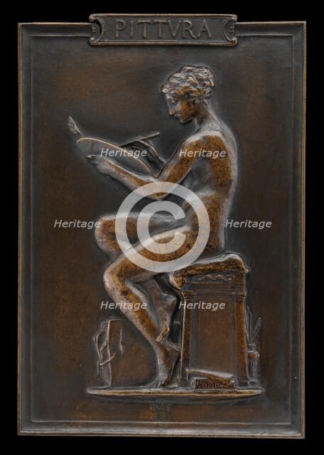 Painting (Pittura), 1879. Creator: Louis Oscar Roty.