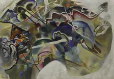 Painting with White Border, 1913. Artist: Kandinsky, Wassily Vasilyevich (1866-1944)