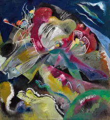 Painting with White Lines, 1913. Creator: Kandinsky, Wassily Vasilyevich (1866-1944)