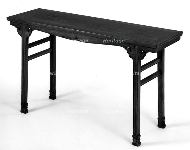 Painting Table, Qing dynasty (1644-1911), late 17th/early 18th century. Creator: Unknown.