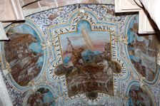 Paintings on the ceiling of the Cathedral of Evora, Portugal, 2009. Creator: Samuel Magal