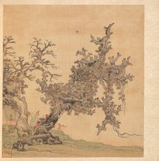 Paintings after Ancient Masters: An Ancient Tree, 1598-1652. Creator: Chen Hongshou (Chinese, 1598/99-1652)