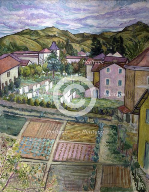 'Paisaje de Hendaya', late 19th-early 20th century. Creator: Juan de Echevarria.