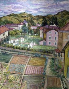 Paisaje de Hendaya late 19th-early 20th century. Creator: Juan de Echevarria
