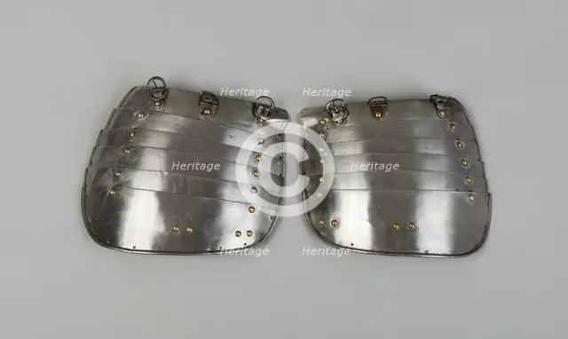 Pair of Tassets, Europe, 17th century. Creator: Unknown.