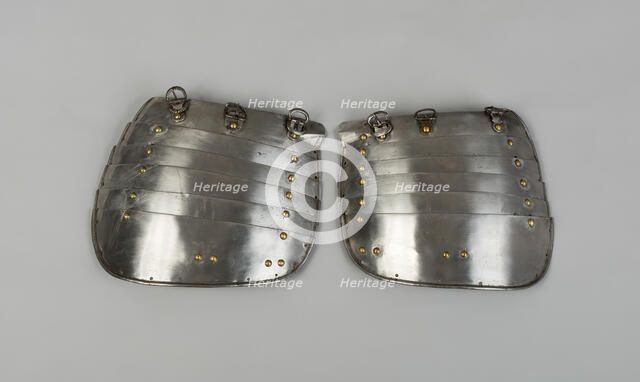 Pair of Tassets, Europe, 17th century. Creator: Unknown.