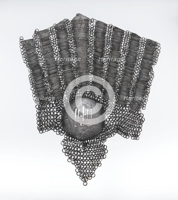 Pair of Thigh and Knee Defenses, Iranian or Turkish, 15th century. Creator: Unknown.