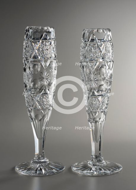 Pair Of Vases, c1907. Creator: Unknown.