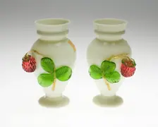 Pair of Vases, England, c. 1850/60. Creator: Unknown